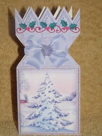 Snow Tree Cracker Card & Envelope Mini Kit by Susan Smith