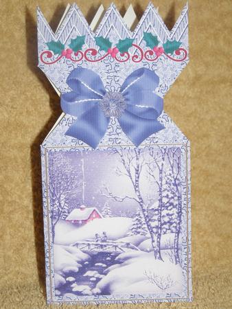 Winter Walk Cracker Card & Envelope Mini Kit by Susan Smith