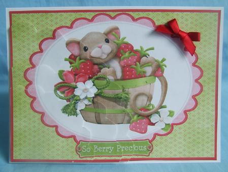 So Berry Precious Shell Edge Corner Stacker Card by Susan Smith