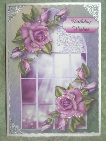 Enchanted Heritage Roses Window by Susan Smith