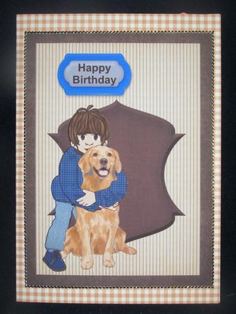 Boy and His Dog Birthday Age 4 to 7 by Susan Smith