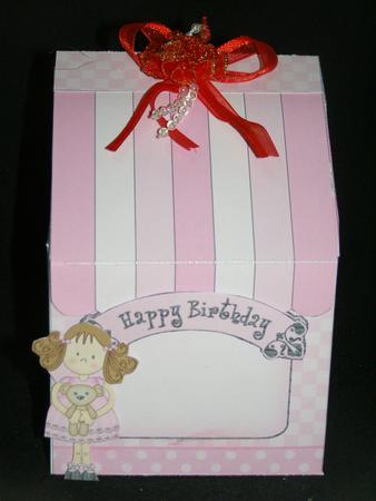 3D Girlz Zoe Milk Carton Cupcake or Treat Box Mini Kit by Susan Smith