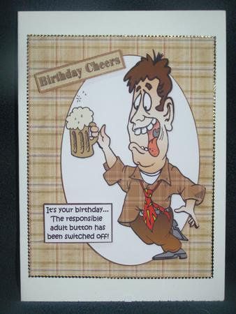 Joey Has Birthday Fun Quick Card by Susan Smith