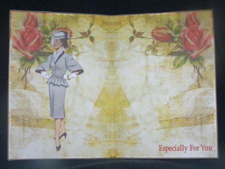 Pretty Red Roses Insert 2 by Susan Smith