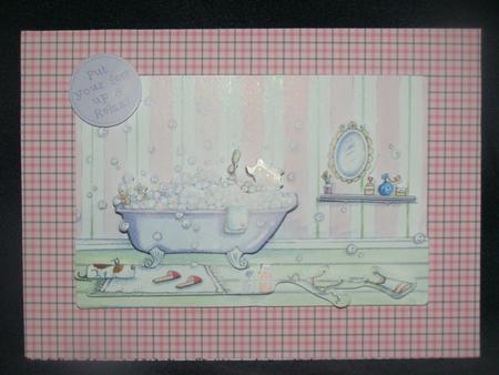 Plaid / Tartan Pink Background Sheet by Susan Smith