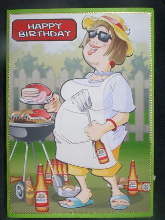 Beer and Barbeque Lady by Susan Smith