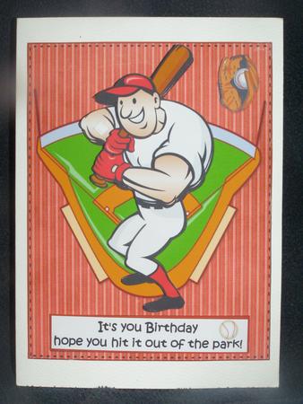 Baseball Birthday Red by Susan Smith