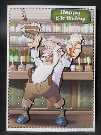 Grandad Beer and Cake Dude by Susan Smith