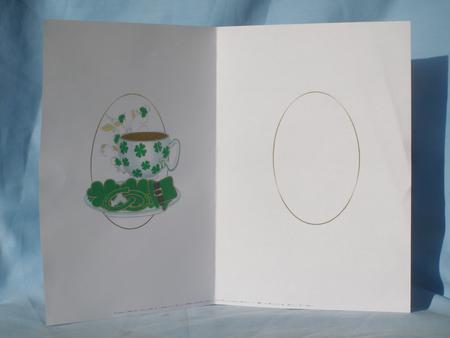 A Cup of Tea for Paddy's Day Insert by Susan Smith