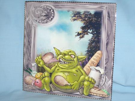 Eat,drink and Be Merry Card Front Kit by Susan Smith