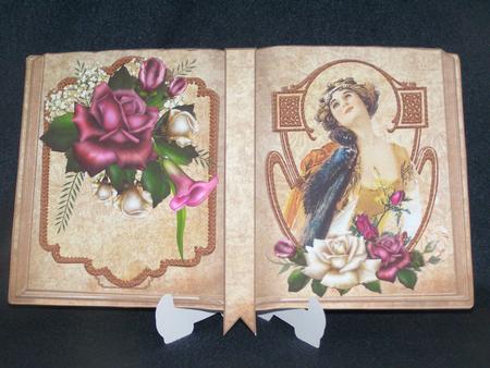 Vintage Perfume Open Book Mini Kit by Susan Smith