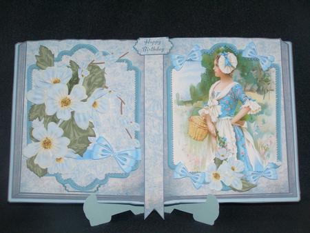 Vintage Flower Maid Open Book Mini Kit by Susan Smith