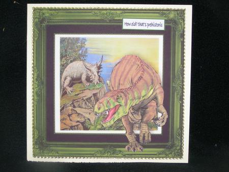 Dinosaur Out of the Frame by Susan Smith
