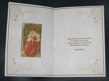 Vintage Birthday Insert by Susan Smith