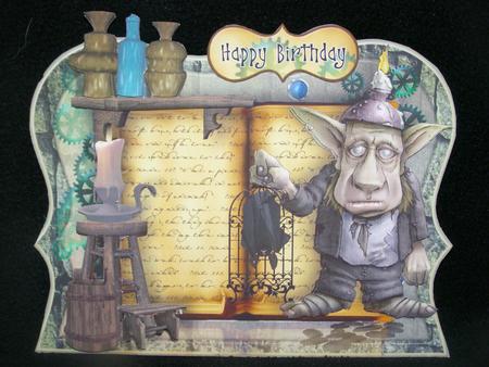 The Unusual Present Male Card by Susan Smith