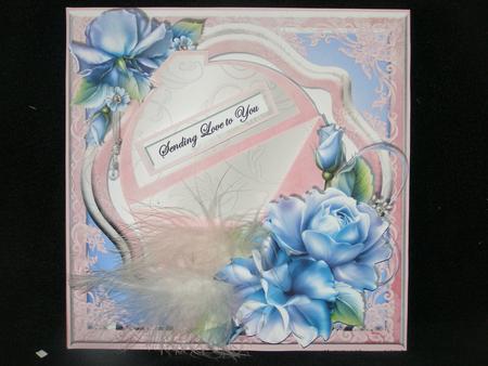 Open Envelope Card Front - Perfect Pastels & Pearl by Susan Smith