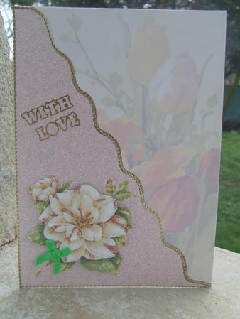 Camellia and Tulips by Susan Smith