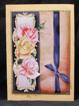 Blooming Roses Card Topper by Susan Smith