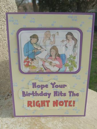 Music Ensemble Card Front by Susan Smith
