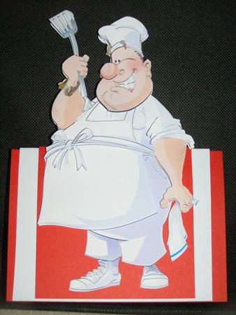 Chef Dude Decoupage Sheet by Susan Smith