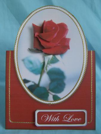 Red Rose Over the Edge by Susan Smith