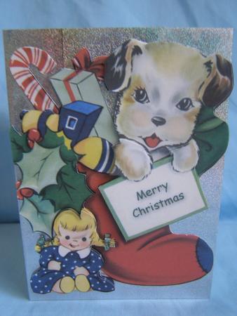 Stocking & Presents Decoupage by Susan Smith