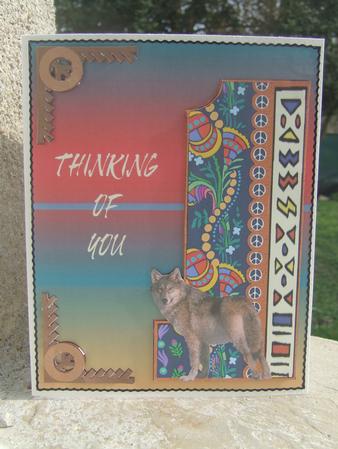 Native American Wolf by Susan Smith