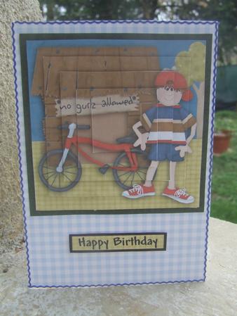 Bike Pyramid Decoupage - Cycling by Susan Smith
