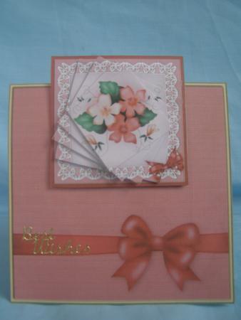 Pretty Viola Easy Over the Edge Card N Spiral Pyramid by Susan Smith