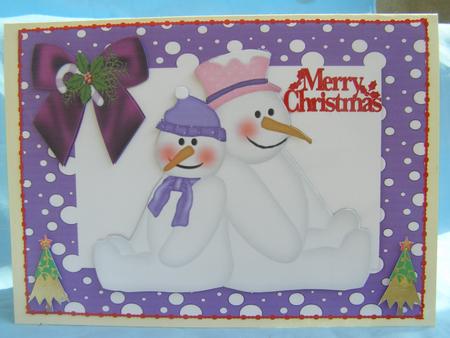 Two Playful Snowmen by Susan Smith