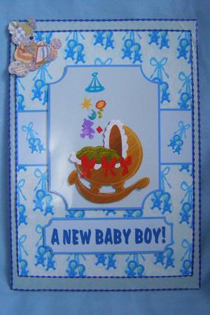 Baby Boy - Cradle & Mobile by Susan Smith