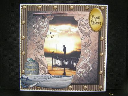 Sunset Fishing Pyramage Mini Kit by Susan Smith