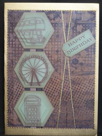 British Icons Pyramid Card by Susan Smith