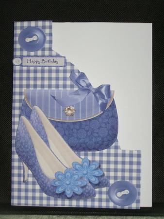 Shaped Card Fashionista 2 by Susan Smith