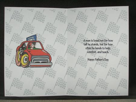 Rally Races Father's Day Insert by Susan Smith