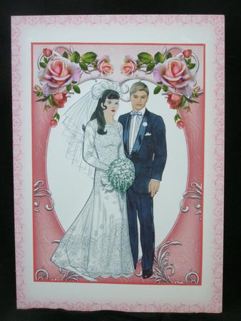 Pink Roses Wedding Day by Susan Smith