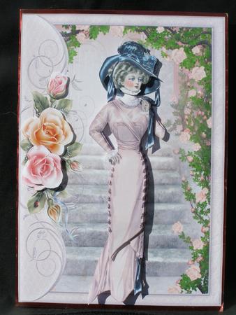 Edwardian Lady Blushing Rose by Susan Smith