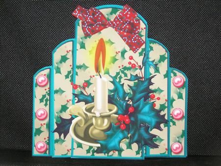 Christmas Candle Over the Edge Mini Kit by Susan Smith