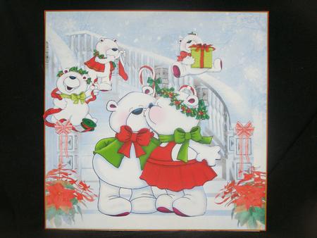 Christmas Stair Bears Mini Kit by Susan Smith