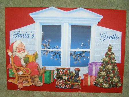 Santa and His Grotto by Susan Smith
