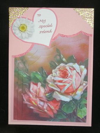 Rose Scalloped Pyramid by Susan Smith