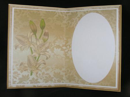 A5 Beautiful Golden Lillys Incert by Susan Smith