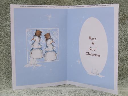 Winter =snowmen and Snowballs Insert & Verse by Susan Smith