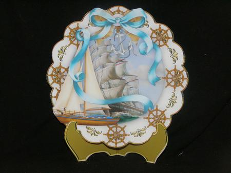Sailing Plate by Susan Smith