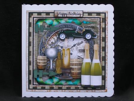 Time Works Male Card by Susan Smith