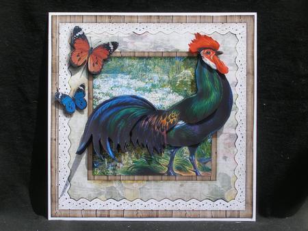 Vintage Country Rooster 479 by Susan Smith