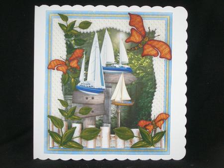Dad's New Garden Letter Boxes by Susan Smith