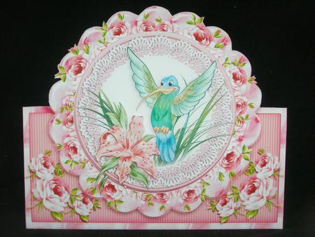 Hummingbird Tent Card by Susan Smith
