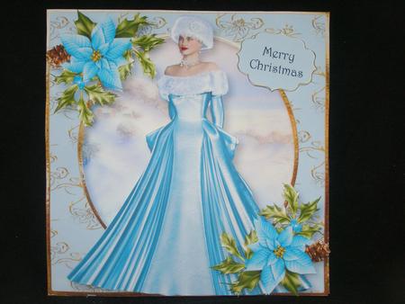 Ice Blue Poinsettia Winter Beauty by Susan Smith