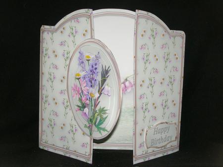 Wildflowers - Gatefold Card Mini Kit by Susan Smith